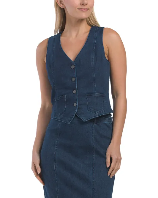 

Джинсовый жилет стрейч Belle Verre, цвет Dark Denim