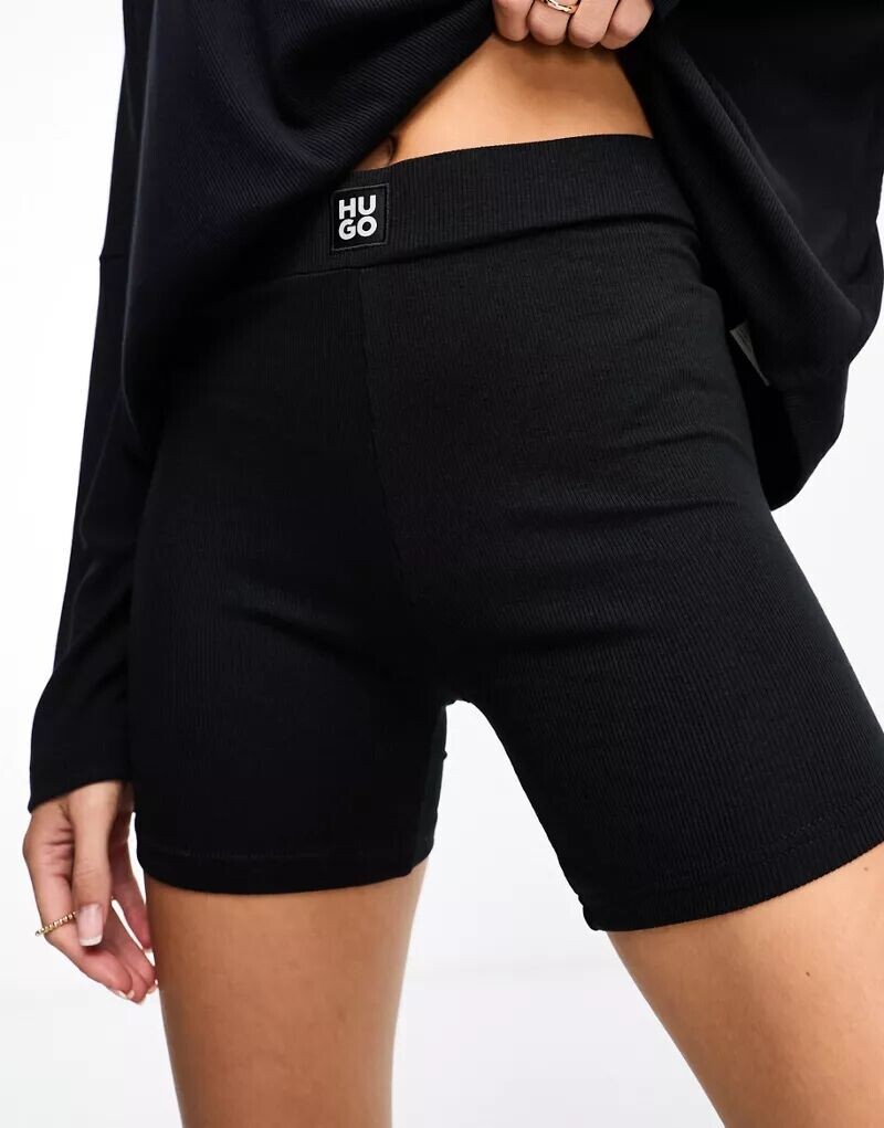 

Черные шорты с логотипом HUGO Bodywear Hugo Red