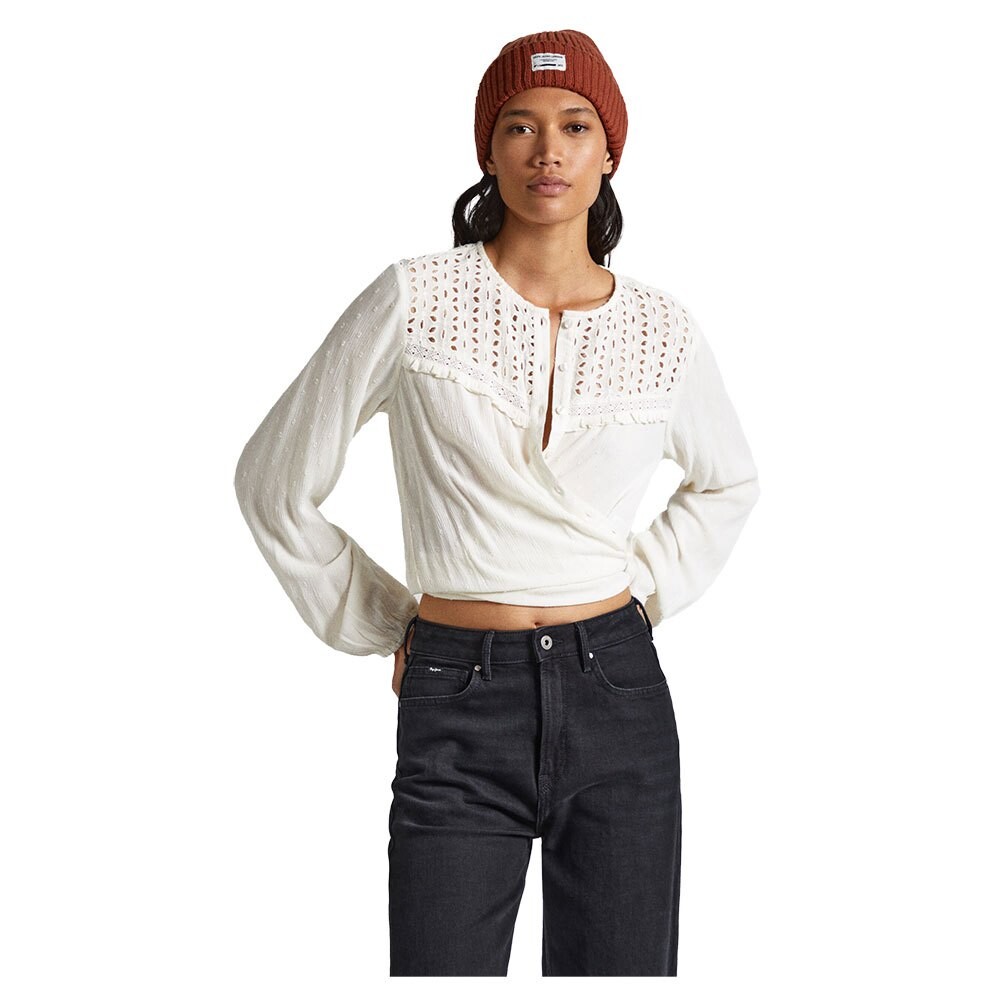 

Рубашка с длинным рукавом Pepe Jeans Isabel, бежевый