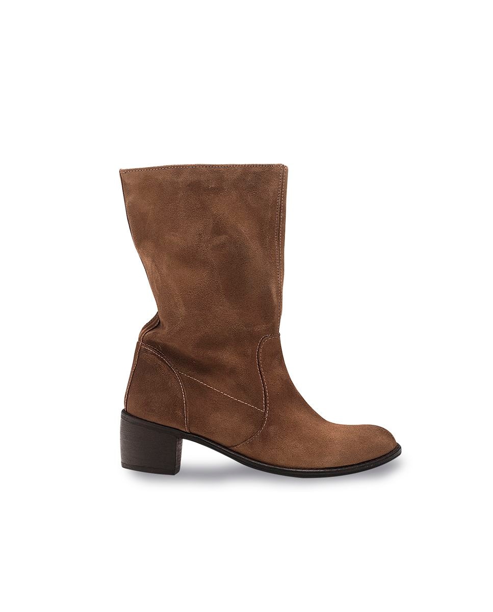 цена Женские замшевые ботинки среднего кроя коричневого цвета Mad Pumps, коричневый