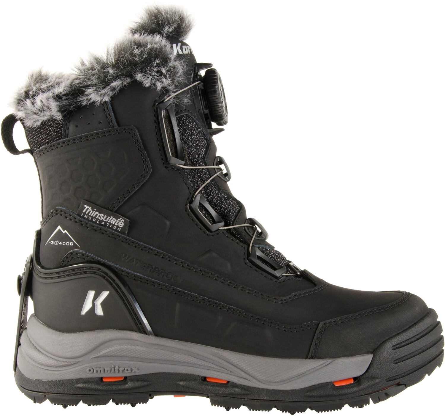 

Зимние ботинки Snowmageddon BOA — женские Korkers, черный