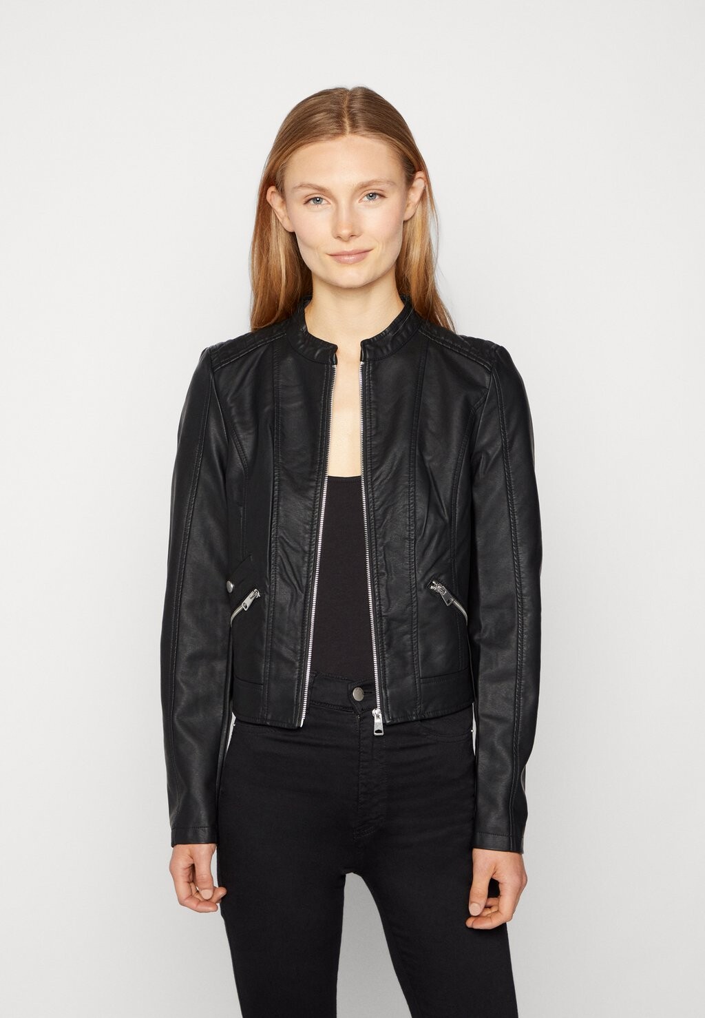 

Куртка из искусственной кожи Vero Moda, черный