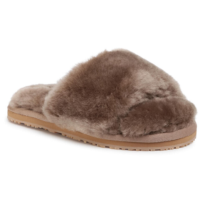 

Шлепанцы Mou SheepskinFur Slide, коричневый