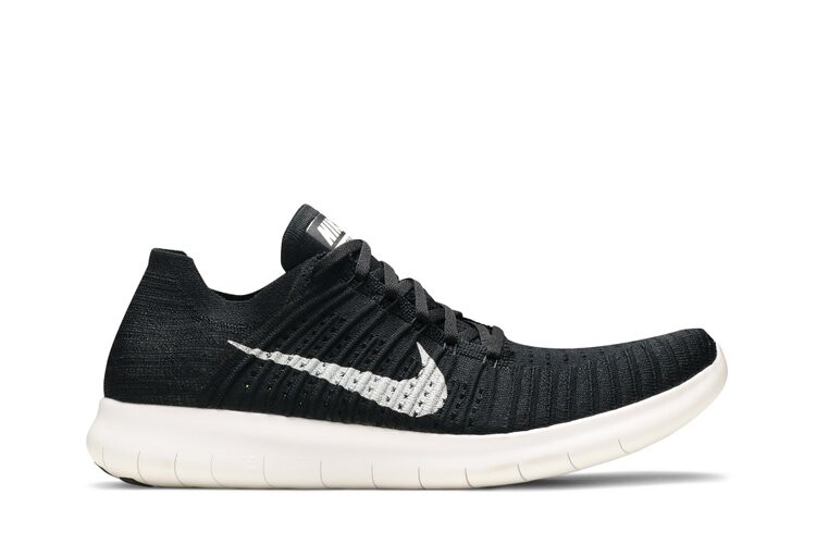 

Кроссовки Nike Free RN Flyknit 'Black', черный