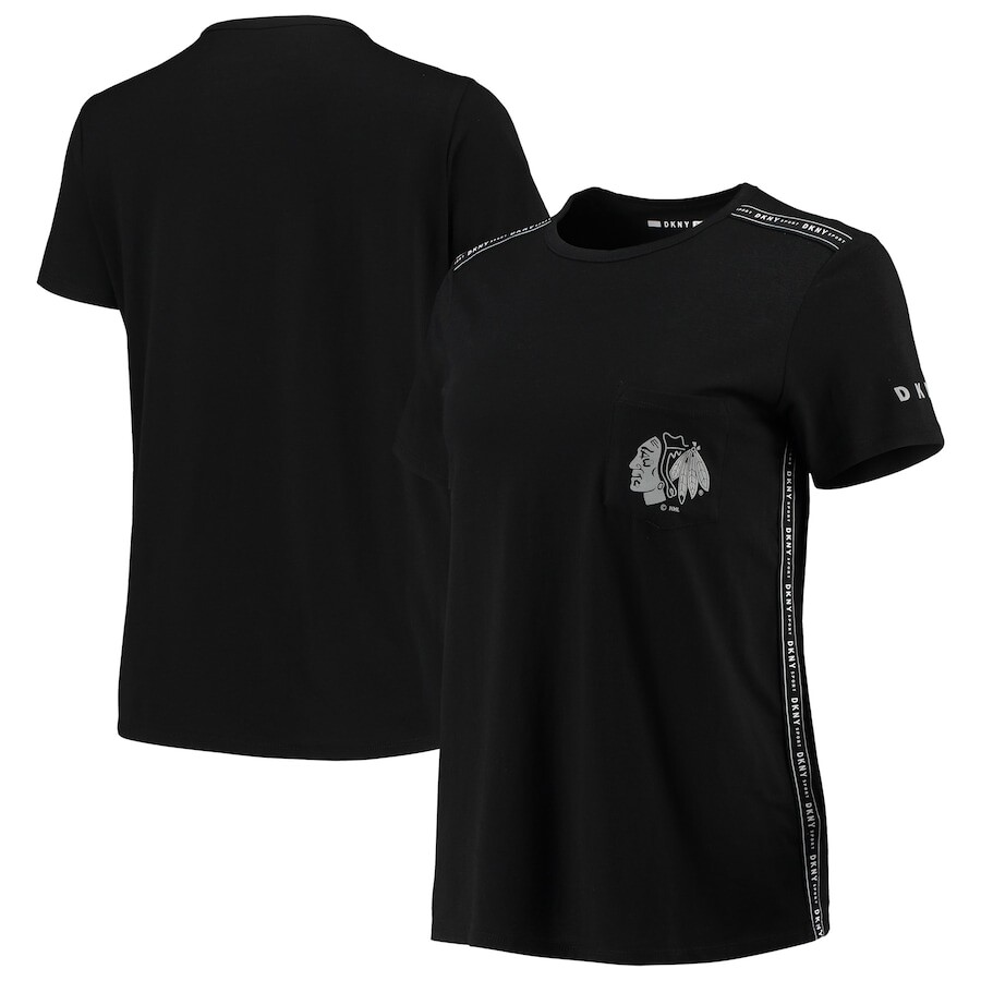 

Футболка с коротким рукавом DKNY Sport Chicago Blackhawks, черный