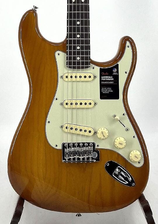 

Электрогитара Fender American Performer Stratocaster Rosewood Honey Burst Serial#: US23033064