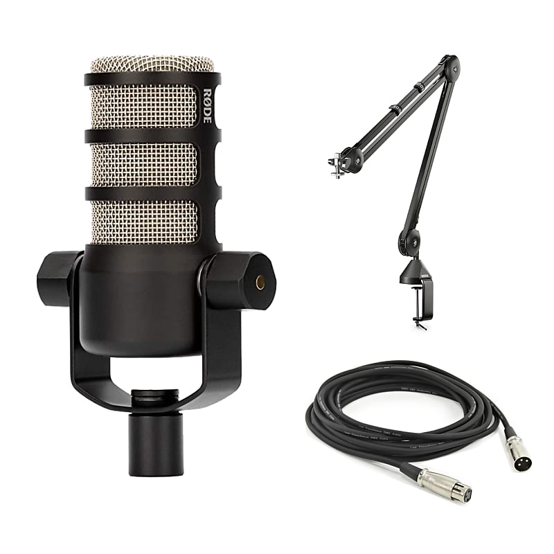 Микрофон для подкастов RODE PodMic, PSA1, XLR, Cloth
