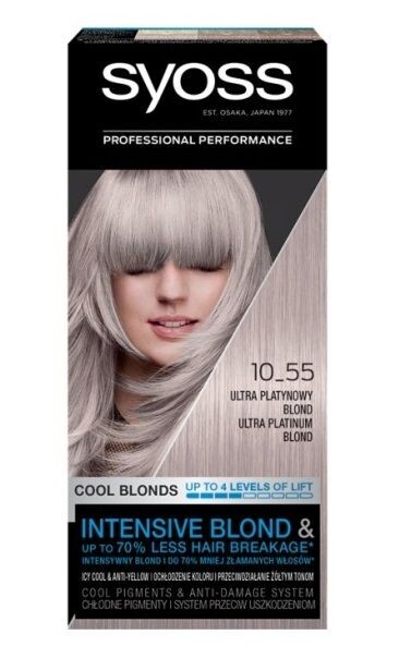 

Syoss Permanent Cool Blonds 10_55 краска для волос, 1 шт.
