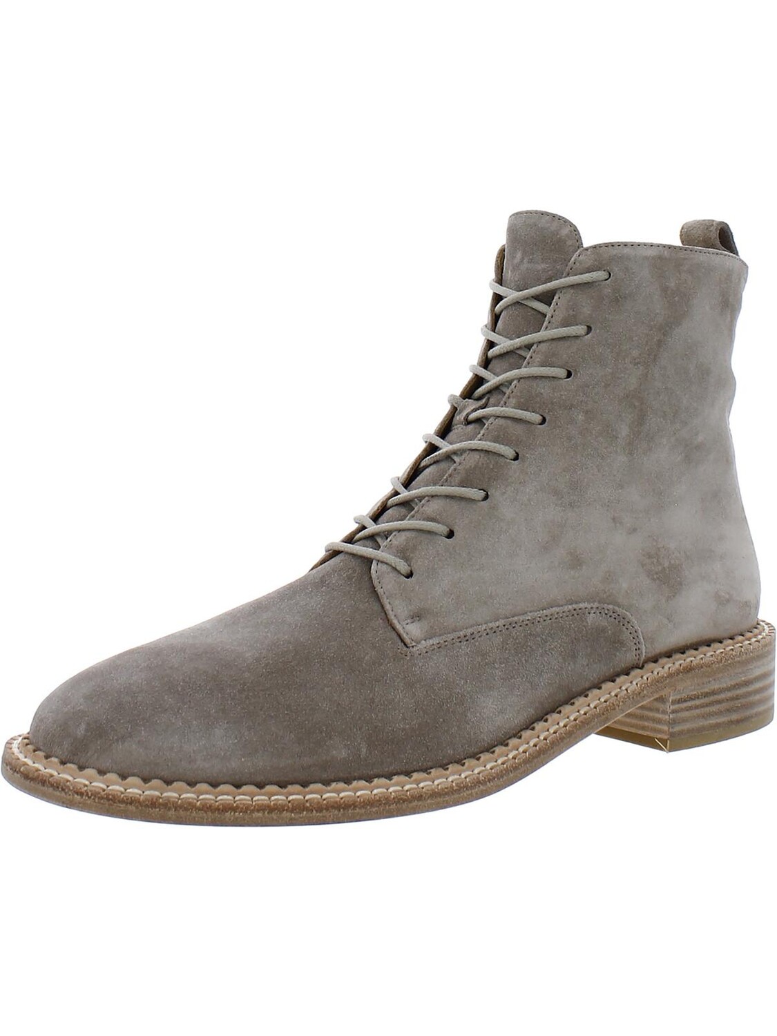 

Женские армейские ботинки Cabria на молнии и шнуровке Vince, цвет Light Wood Smoke Suede
