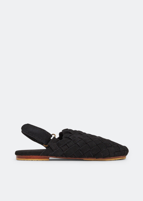 

Сандалии Cecilehob Handwoven Suede, черный