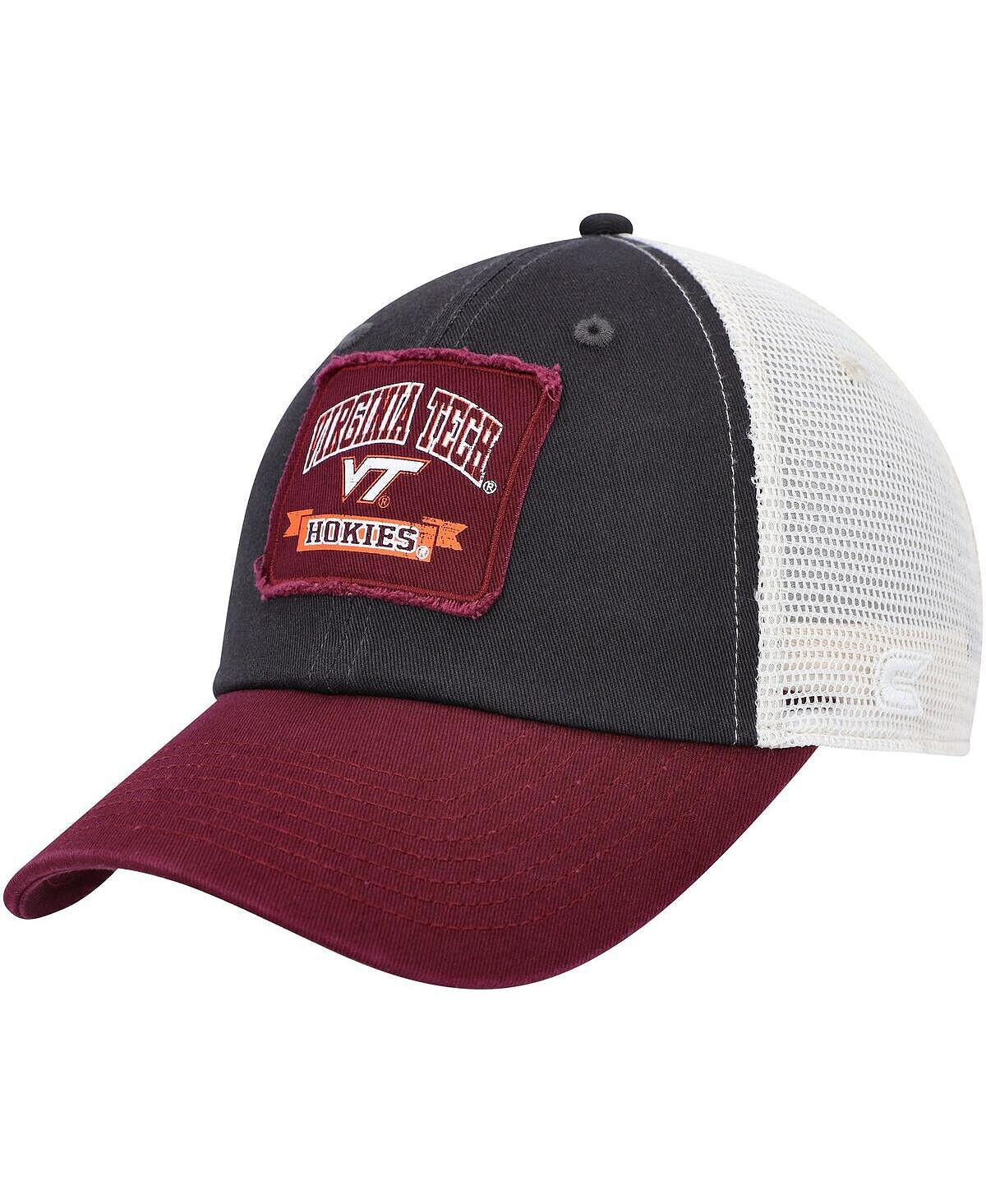 

Мужская темно-серая кепка Virginia Tech Hokies Objection Snapback Colosseum