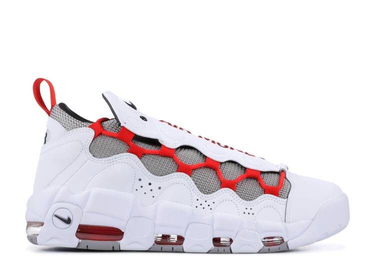 

Кроссовки Nike AIR MORE MONEY 'HABANERO RED', белый, Белый;серый
