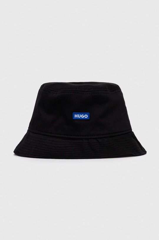 Хлопковая шапка Hugo, черный