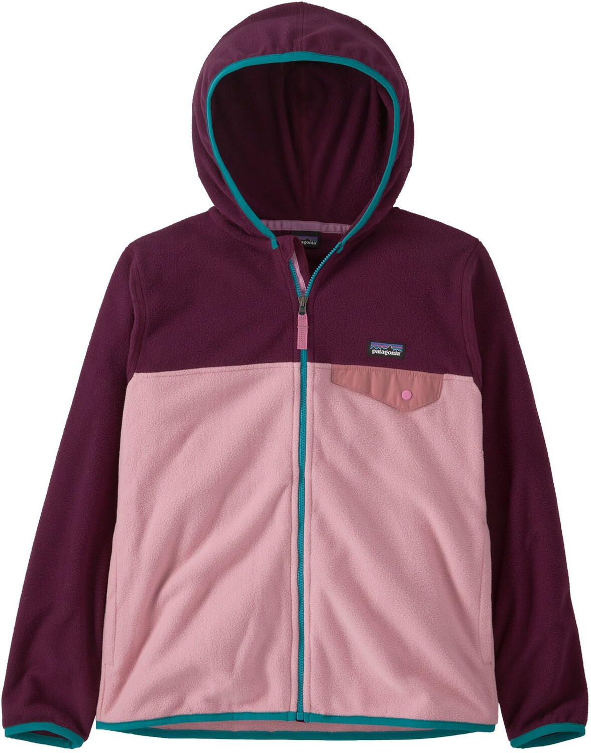 

Флисовая куртка Micro D Snap-T — детская Patagonia, розовый