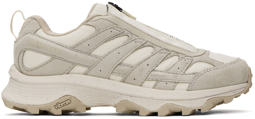

Бело-серые кроссовки Moab Speed ​​Zip GTX Merrell 1TRL, Серый