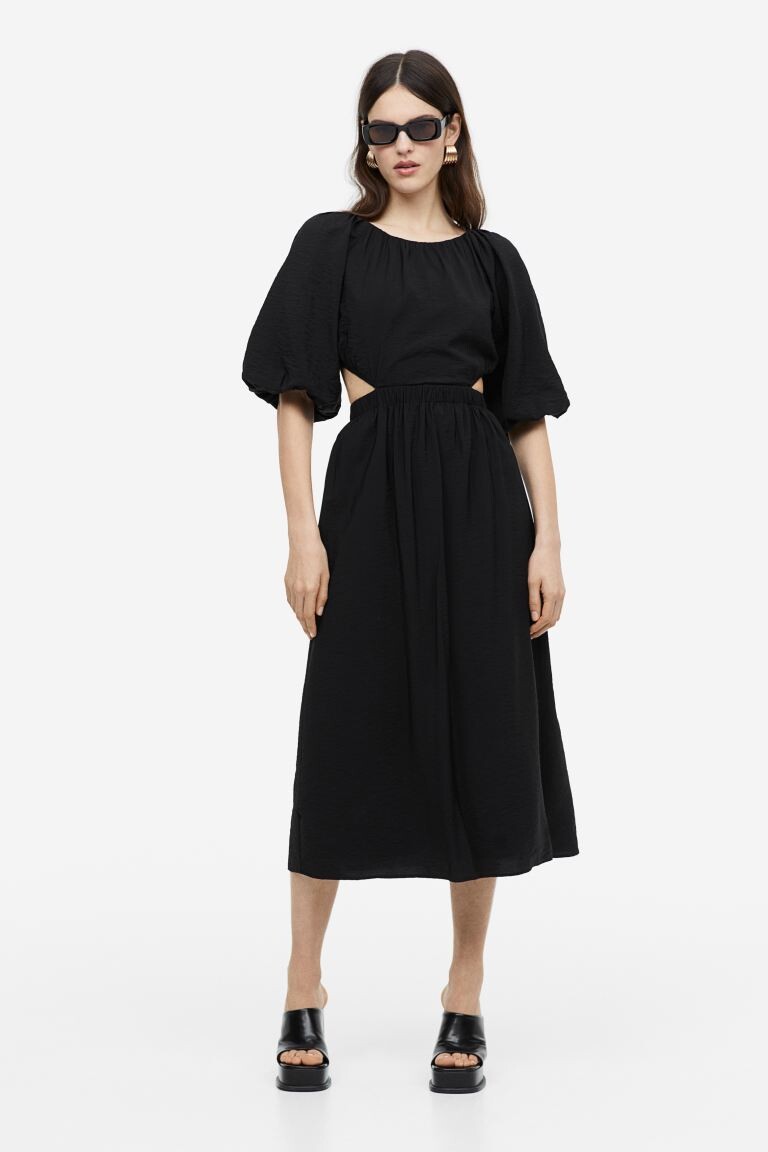 

Объемное и полое платье H&M