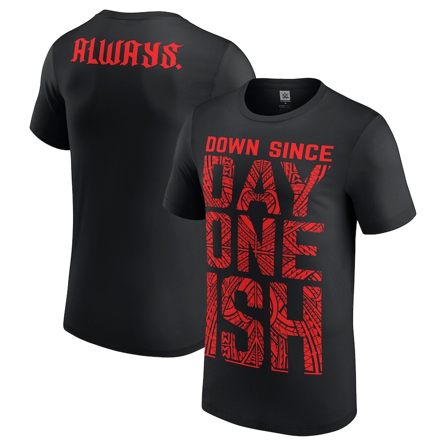 

Футболка с коротким рукавом WWE Authentic The Usos, черный