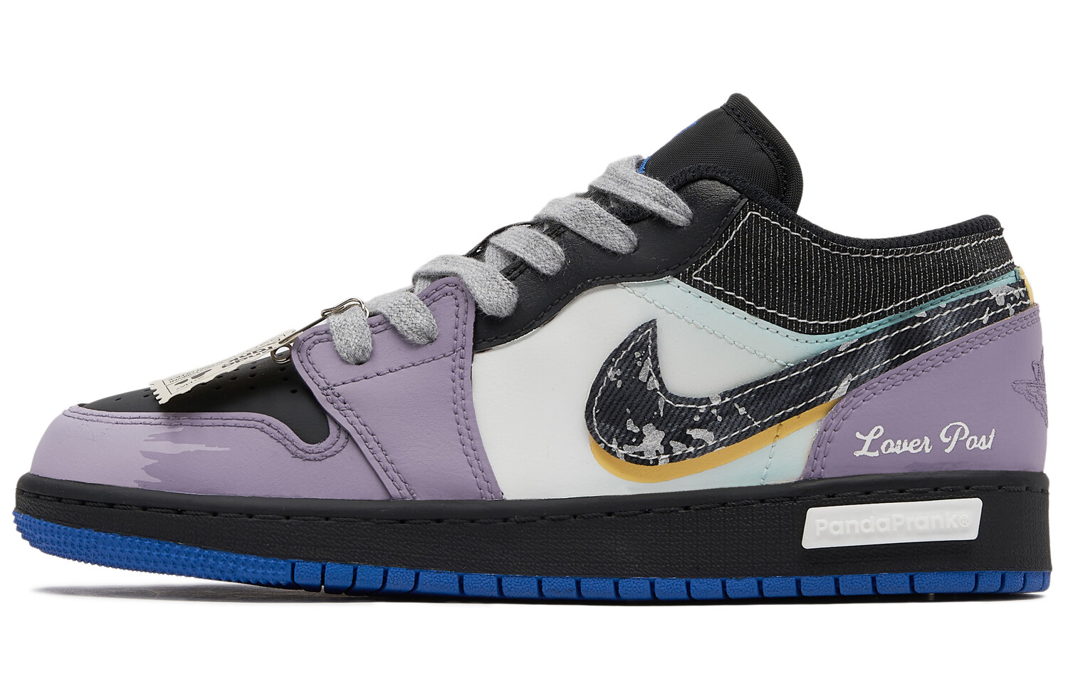 

Jordan Air Jordan 1 винтажные баскетбольные кроссовки мужские, Black/Purple