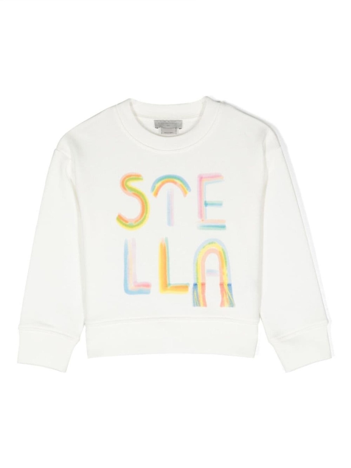 

Stella McCartney Kids толстовка с логотипом, белый