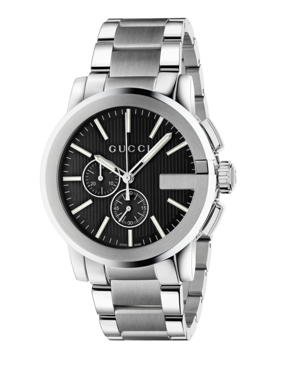 

Часы G-Chrono из нержавеющей стали Gucci, серебряный