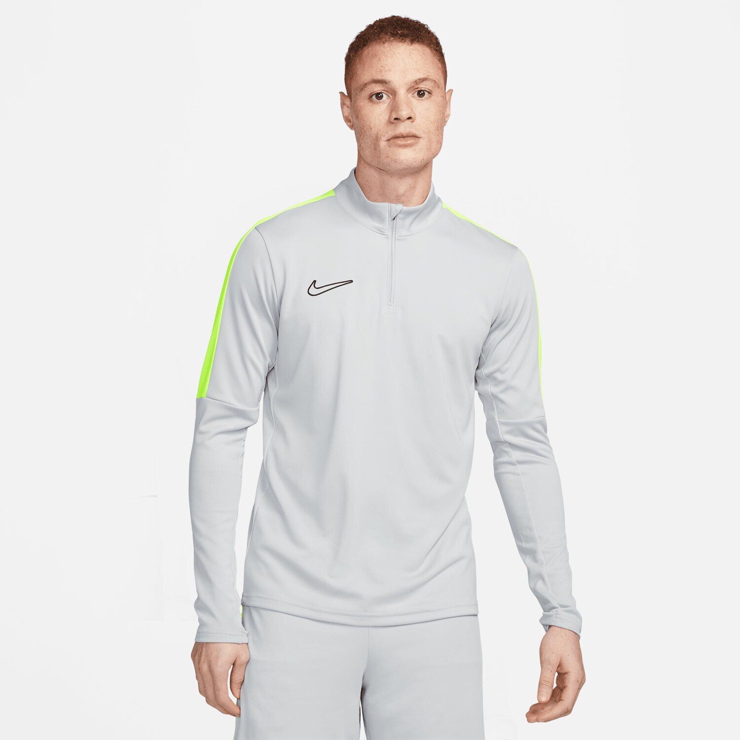

Толстовка Nike Trainingspullover Academy 23 Drill Top, светло-серый/черный