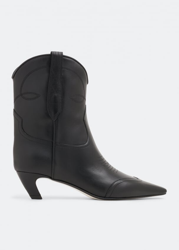 

Ботинки Khaite Dallas Ankle, черный