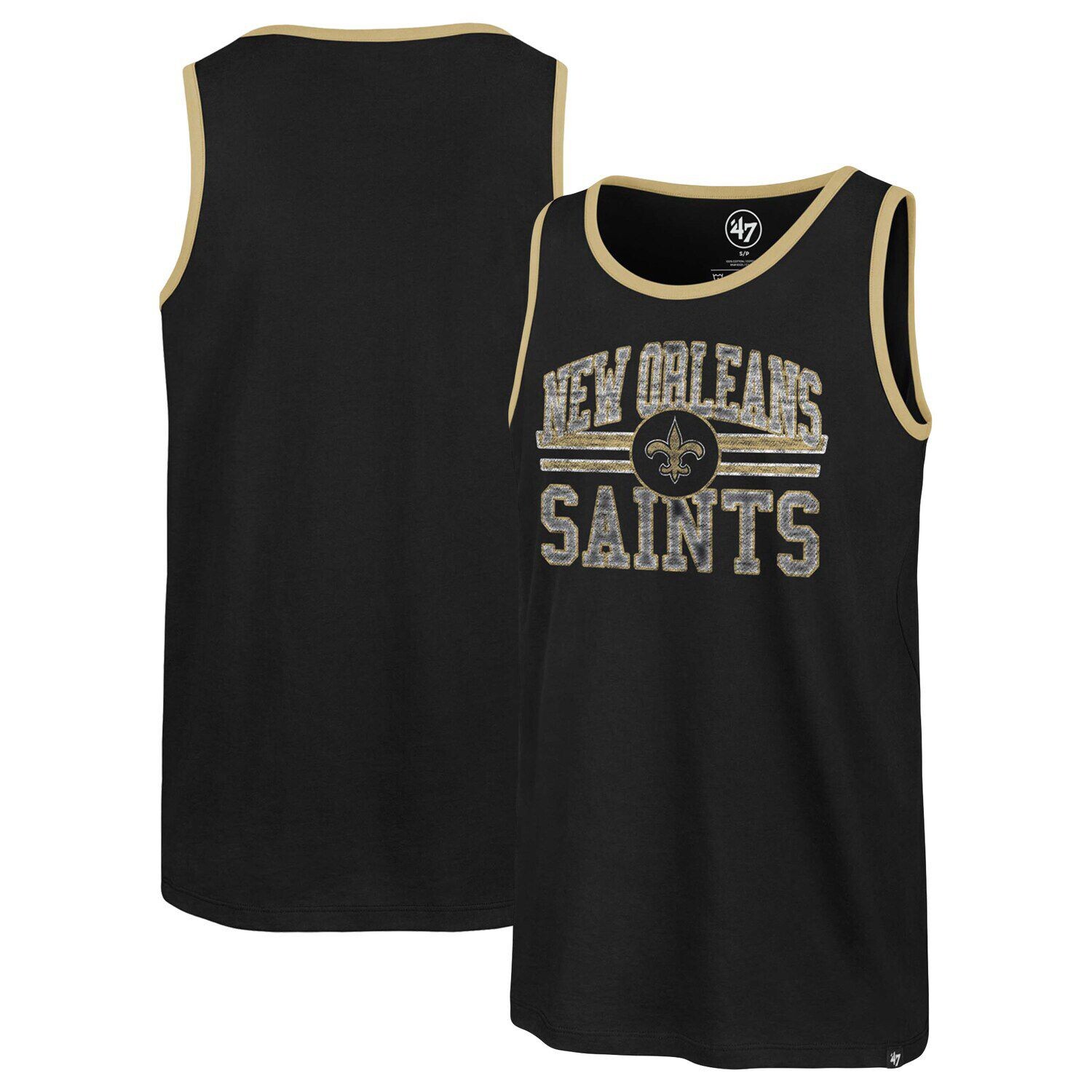

Мужская черная майка New Orleans Saints Winger Franklin '47, Черный