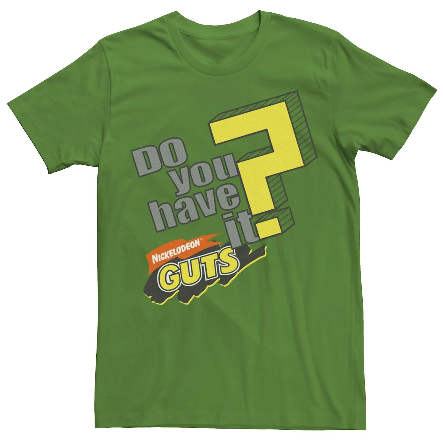 Мужская винтажная футболка с логотипом и графическим рисунком Guts Do You Have It Nickelodeon kelly