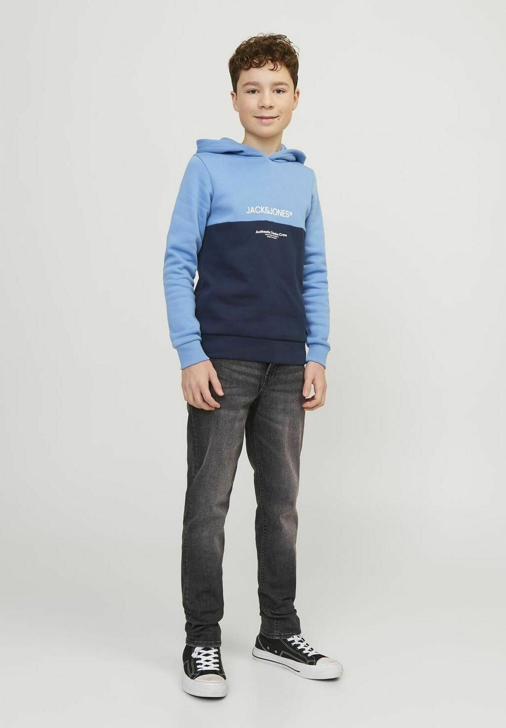 

Толстовка COLOUR BLOCKING Jack & Jones Junior, цвет pacific coast