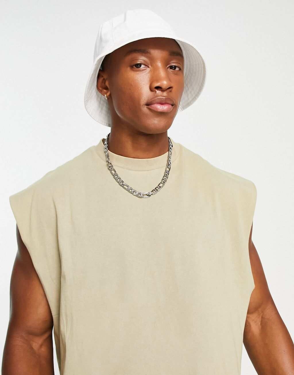 

Белая панама ASOS DESIGN