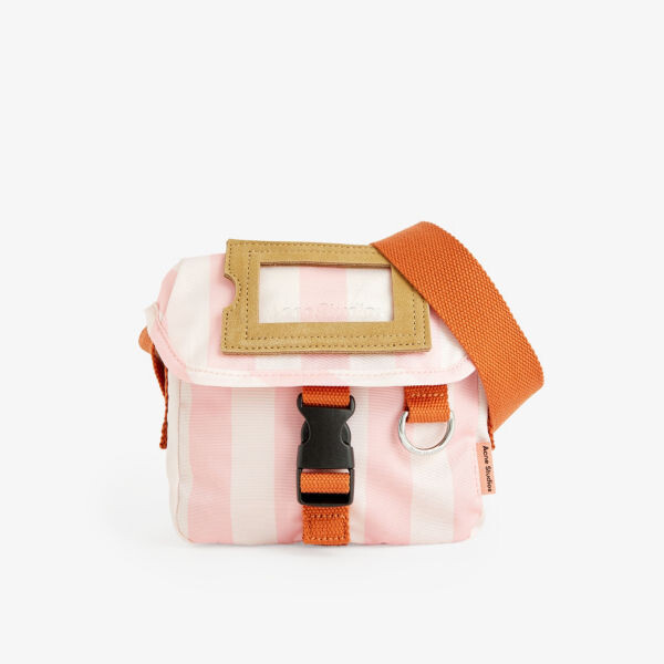 

Мини-рюкзак с d-образным кольцом Acne Studios, белый