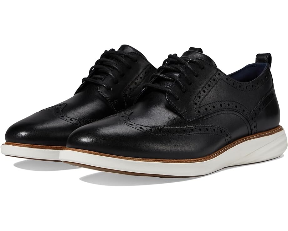 

Оксфорды Cole Haan Grand Evolution Shortwing, цвет Black/Ivory