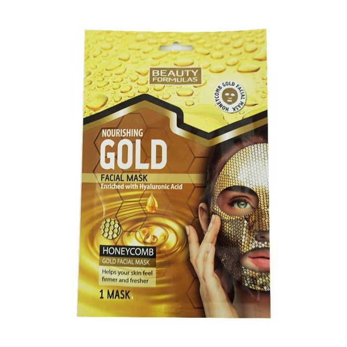 Маска для лица Gold Mascarilla Facial Nutritiva Beauty Formulas, 1 unidad маска для лица mascarilla facial regeneradora caracol beauty formulas 2 gr