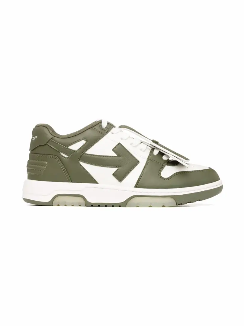 

Кожаные кроссовки Out of Office Off-White, мультиколор