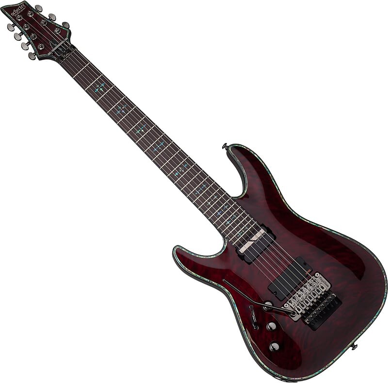 

Электрогитара Schecter Hellraiser C-7 FR S Left-Handed Electric Guitar Black Cherry