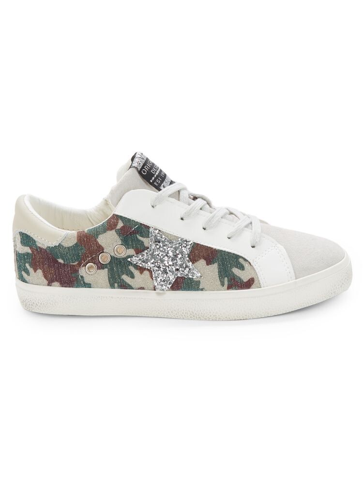 

Кроссовки Little Kid's Maya с камуфляжным принтом Vintage Havana, цвет Green Camo