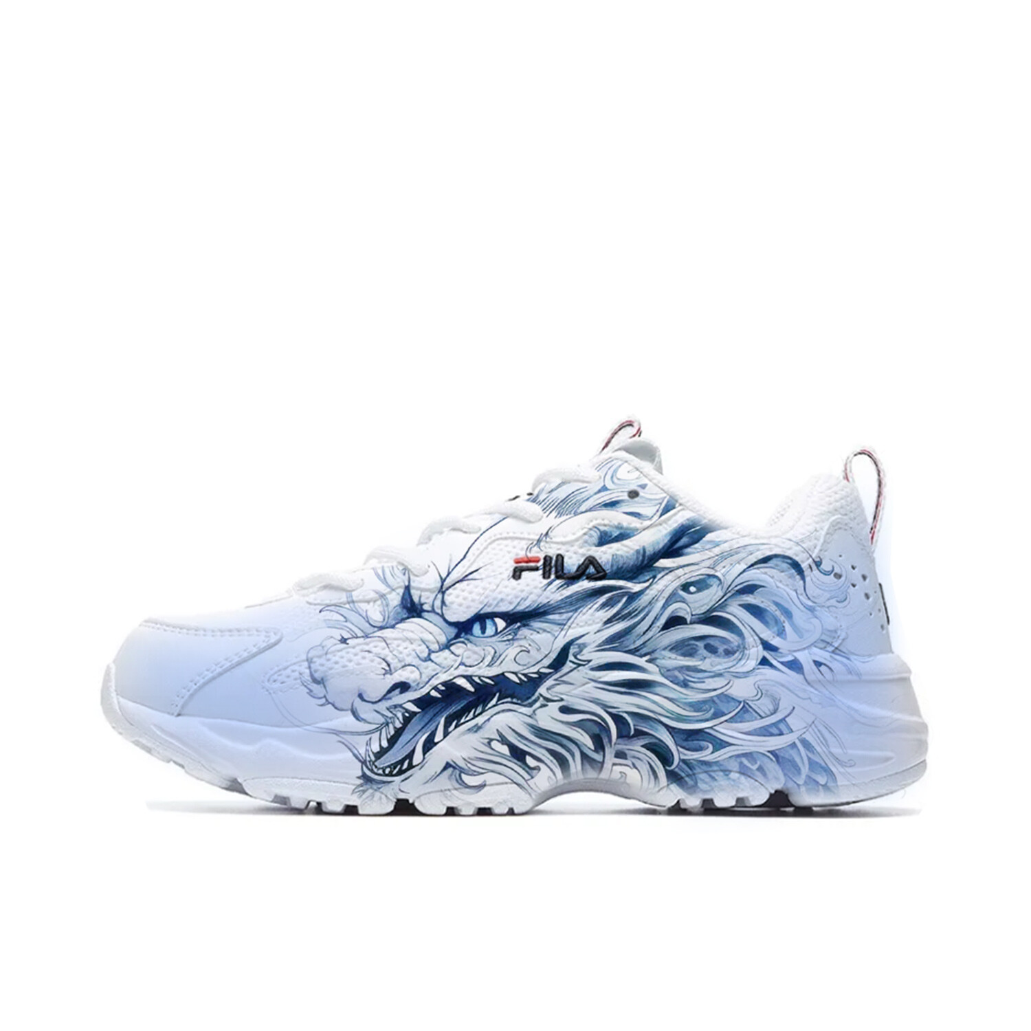 

Кроссовки FILA Tracer Chunky Sneakers Women's Low-top White, голубой, Синий, Кроссовки FILA Tracer Chunky Sneakers Women's Low-top White, голубой