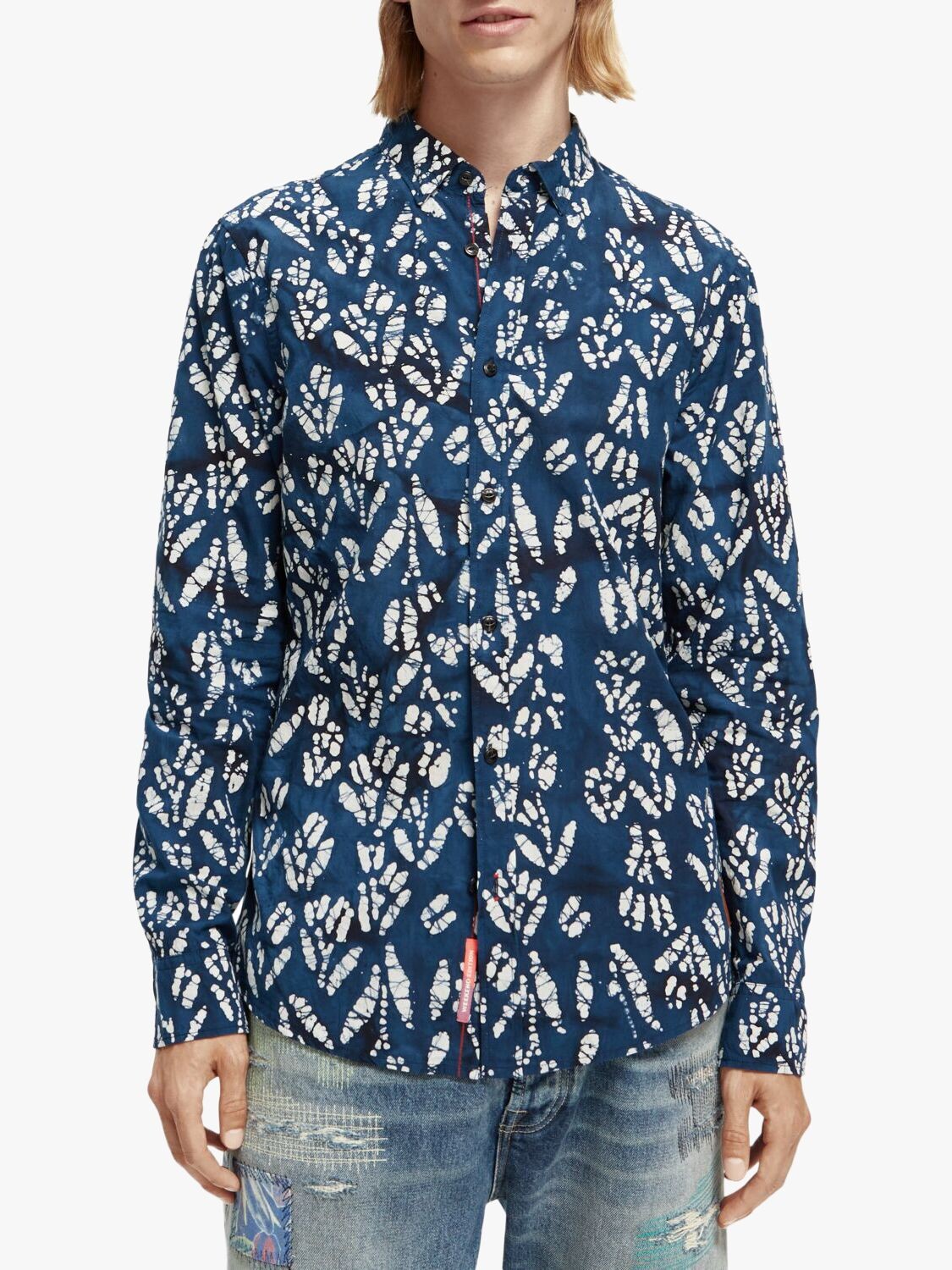 

Рубашка узкого кроя из поплина с принтом Scotch & Soda, 0221 — Combo E