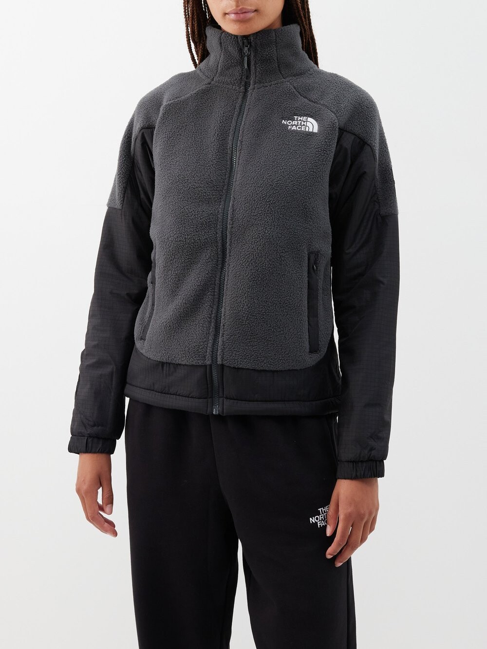 Флисовая куртка fleeski y2k The North Face, серый