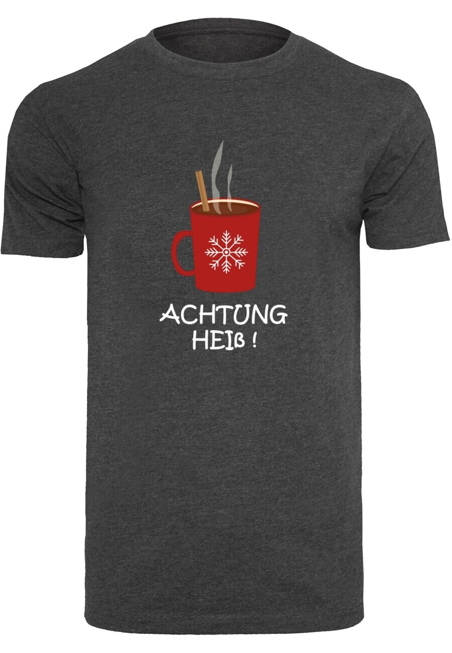 

Футболка Merchcode ACHTUNG HEISS, темно-серый