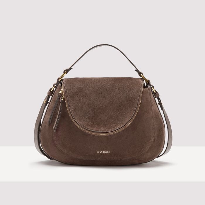 

Замшевая сумочка Coccinelle SOLE SUEDE MEDIUM, коричневый