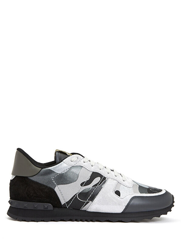 

Мужские кожаные кроссовки rockrunner с цветными блоками Valentino Garavani