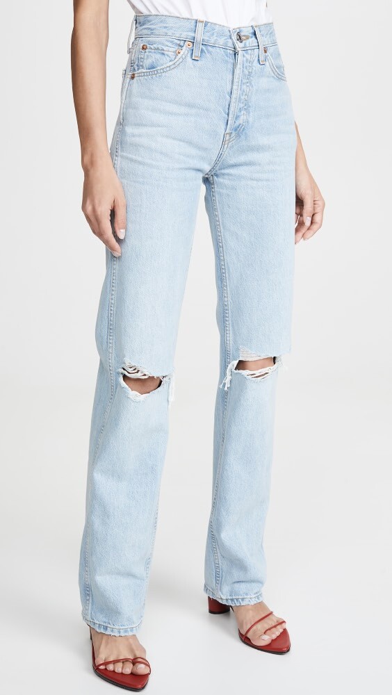 

Джинсы RE/DONE High Rise Rigid Loose