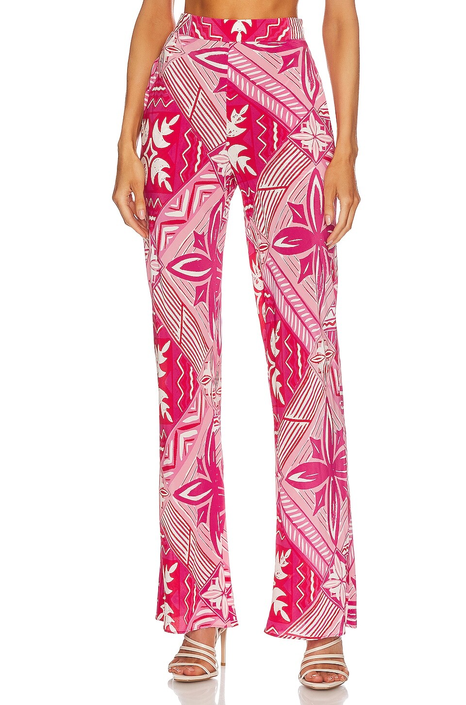 

Брюки Shona Joy Rosana Bias Cut, цвет Azlea Pink & Multi