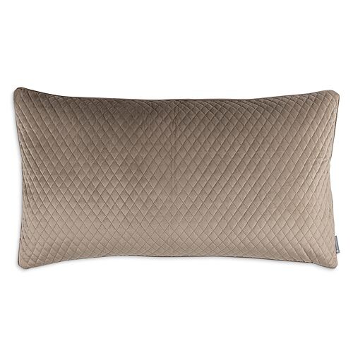 

Стеганая бархатная декоративная подушка Valentina, 18 x 36 дюймов Lili Alessandra, цвет Tan/Beige