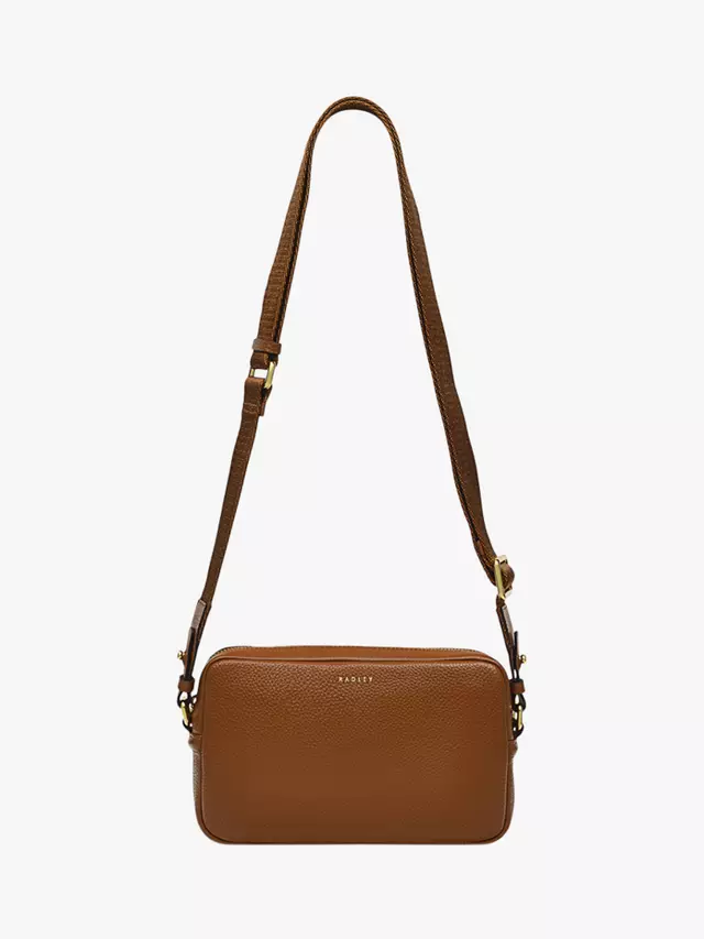 

Сумка кросс-боди Radley Tavistock Leather Mini Zip Around, цвет indus/tan