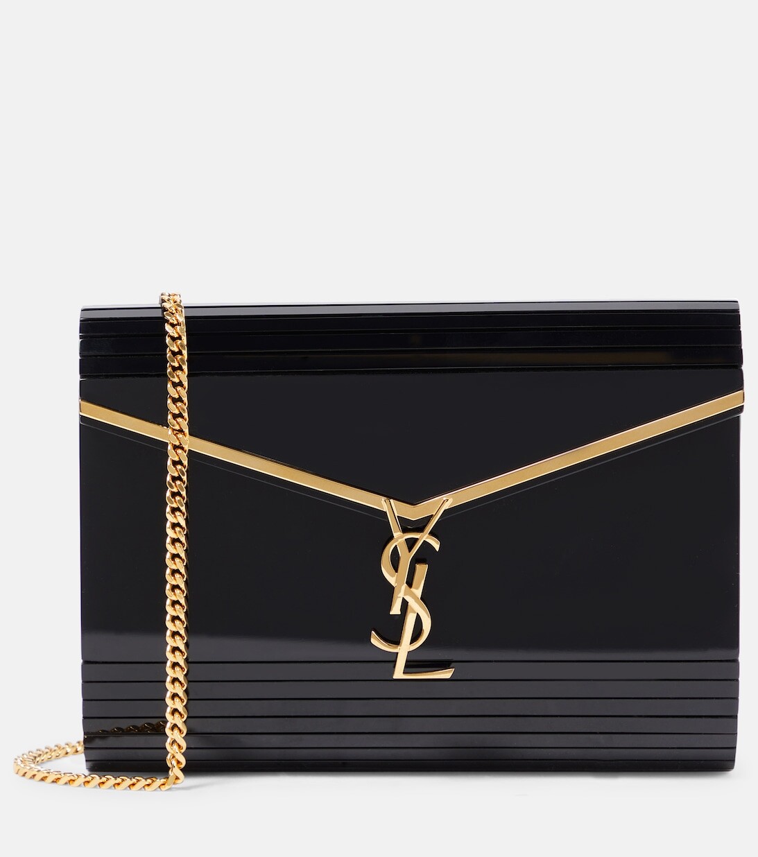 

Вики клатч Saint Laurent, черный