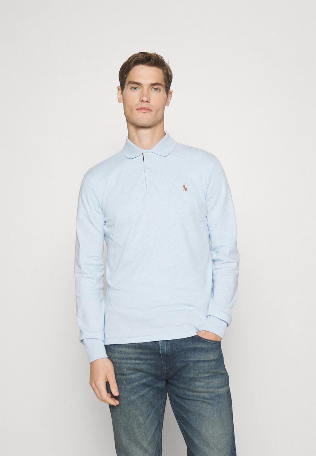 

Рубашка-поло LONG SLEEVE Polo Ralph Lauren, элитный синий вереск
