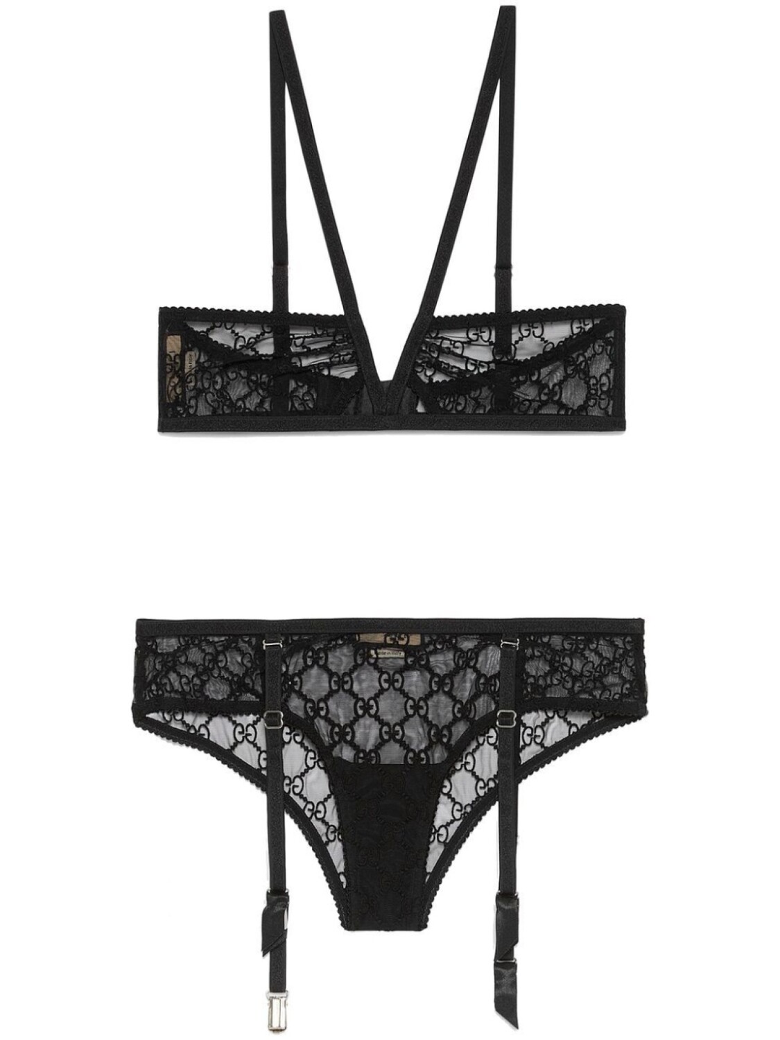 

Gucci комплект нижнего белья GG-Star, черный