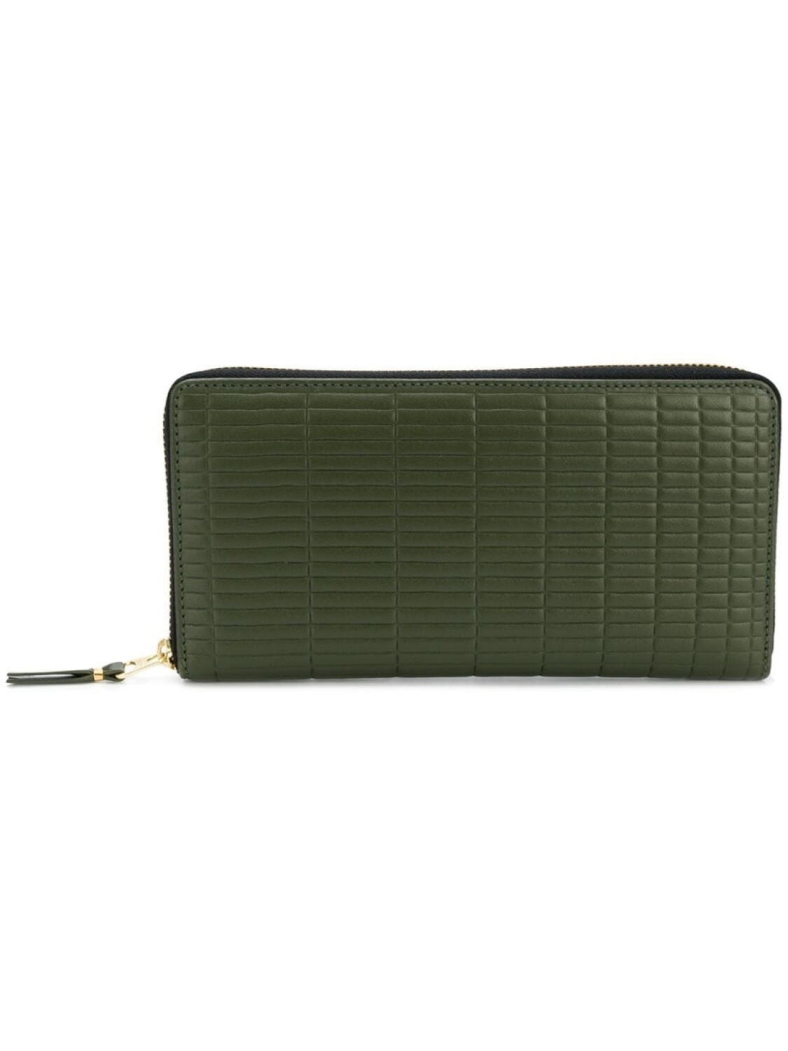 

Кошелек с тиснением на молнии Comme Des Garçons Wallet, зеленый